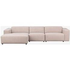 Rowico Home - Soffa Willard, 4-sits med shäslong till Vänster - Beige - 4-sits soffor - Från Homeroom