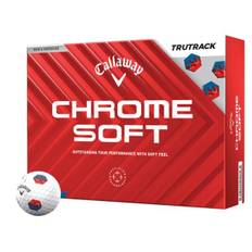 Chrome Soft TruTrack Golf Balls - White