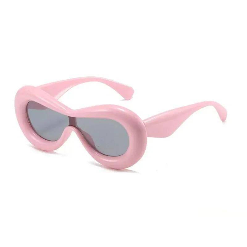 New Oval Sunglasses for Men Women Fashion Retro Brand Design Candy Color Shades Eyewear Sun Glasses As shown in the figu