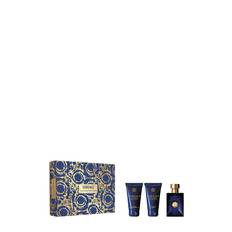 VERSACE FRAGRANCE Gift Set Dylan Blue Pour Homme Edt + Shower Gel + After Shave Balm Nude