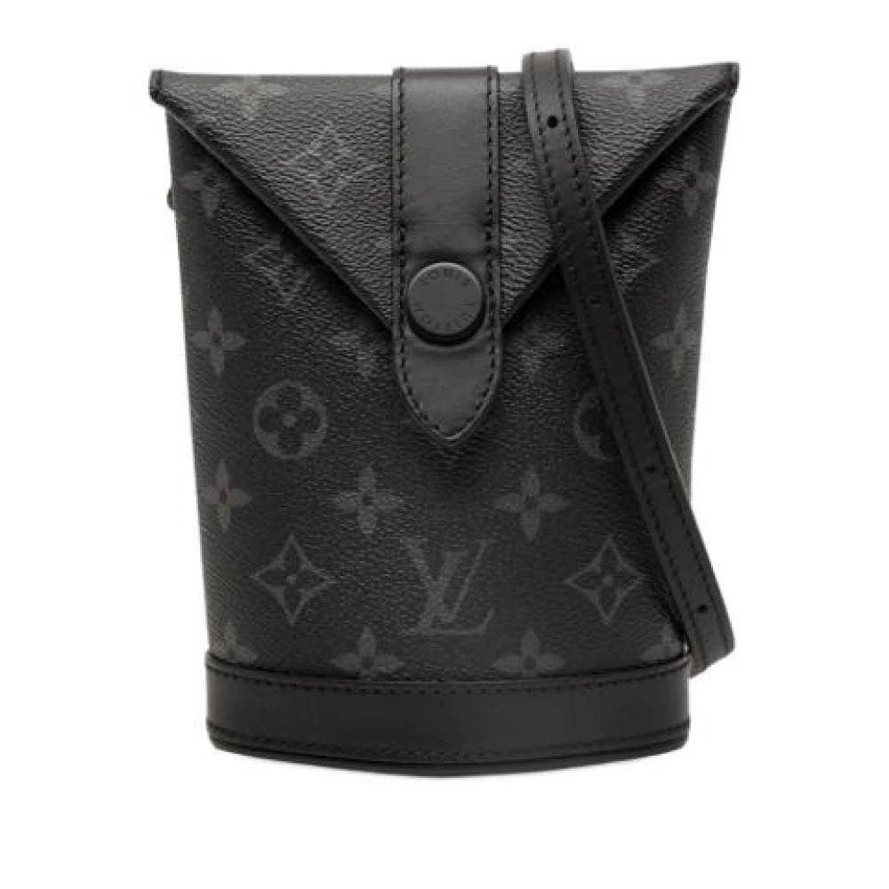Louis Vuitton Vintage Pre-owned Monogram Eclipse Bucket Bag - Vintage - Herre - Sort - ONE SIZE - Uld
