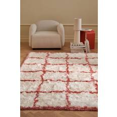Ellos Home - Ryatæppe Potenza Check - Rosa - 170X240