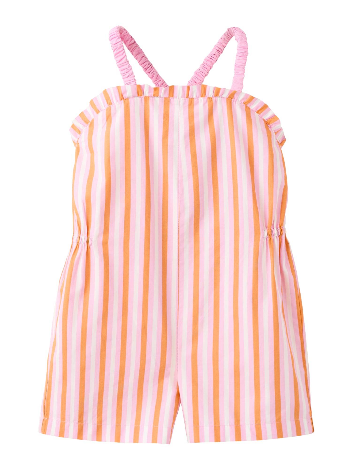 MANGO KIDS Overall 'Mayo' orange / rosa / vit