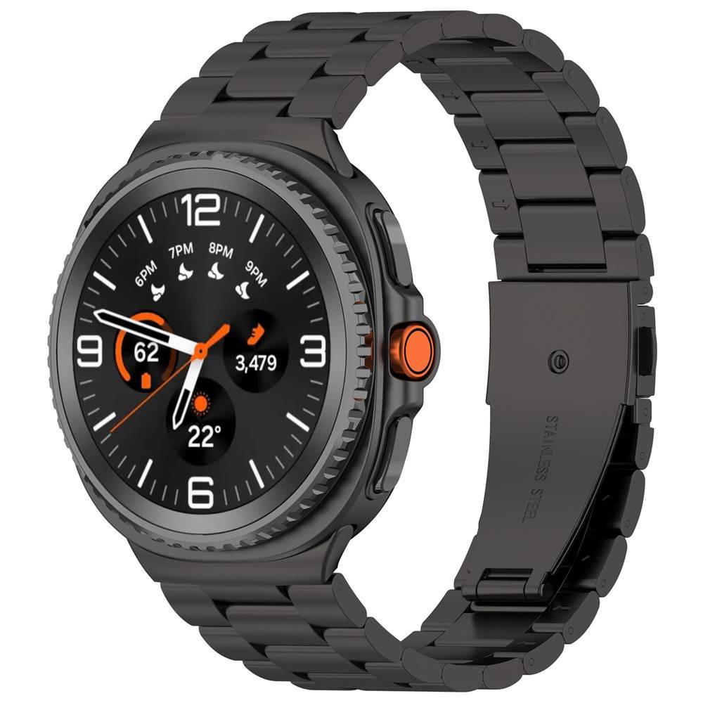 Samsung Galaxy Watch 8 Classic Snyggt armband i titan, Svart