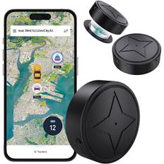 GPS Tracker Stærk Magnetisk Bil Køretøjs Sporing Anti-Lost, Multi-Funktion GPS Mini Locator, Automatisk Optagelse/Stemmeaktiveret Tilbagekald med App