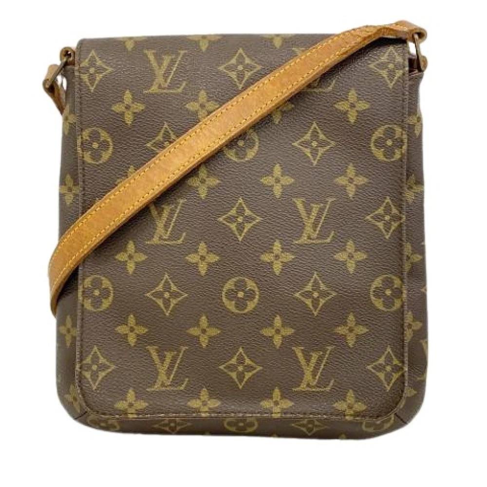 Louis Vuitton Vintage Pre-owned Vintage Skuldertaske - Vintage - Dame - Brun - ONE SIZE - Uld
