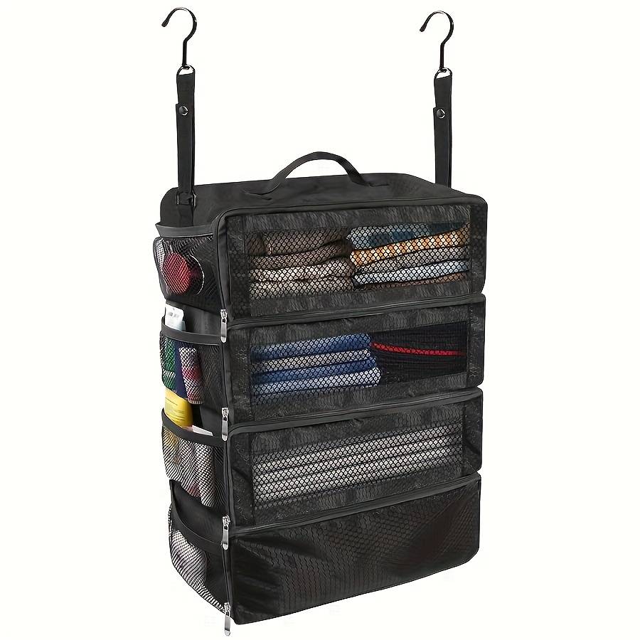 Suitcase Organizers, Travel Luggage Organizers, Portable Hanging Travel Shelves, Foldable Hanging Packing Small Compartments For Carry-on Luggage At The Fastest