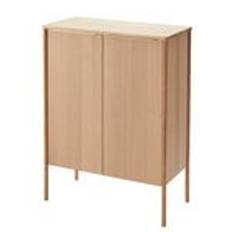 Jut high cabinet, oak