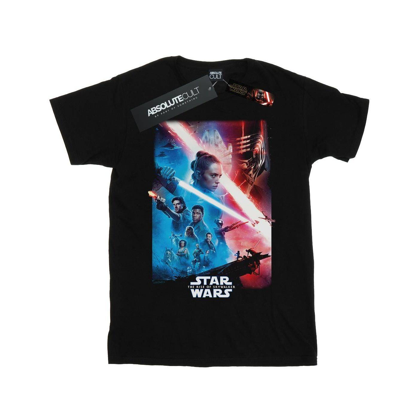 Star Wars Girls The Rise Of Skywalker Teateraffisch Bomulls T-shirt 9-11 Years
