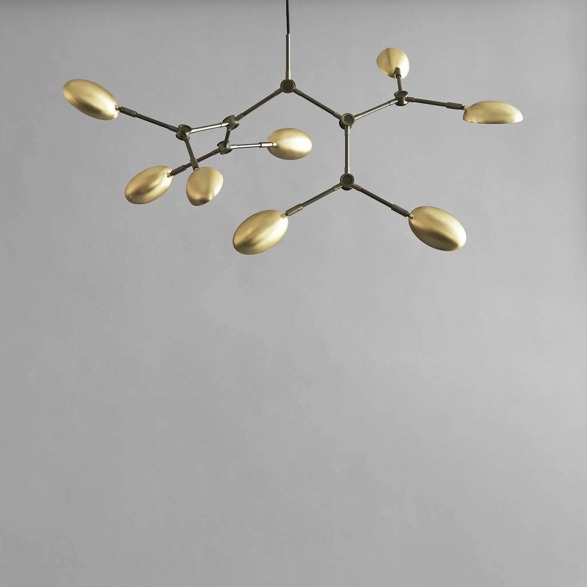 Drop Chandelier, Mini - Brass.