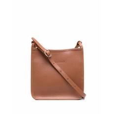 Longchamp - Le Foulonné axelremsväska - dam - läder - one size - Brun