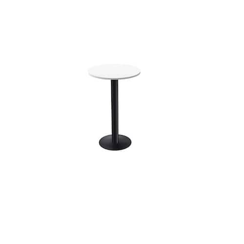LANAB Ståbord H110cm Diam70cm vitlaminat