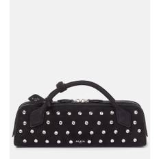 AlaÃ¯a Le Teckel studded leather clutch