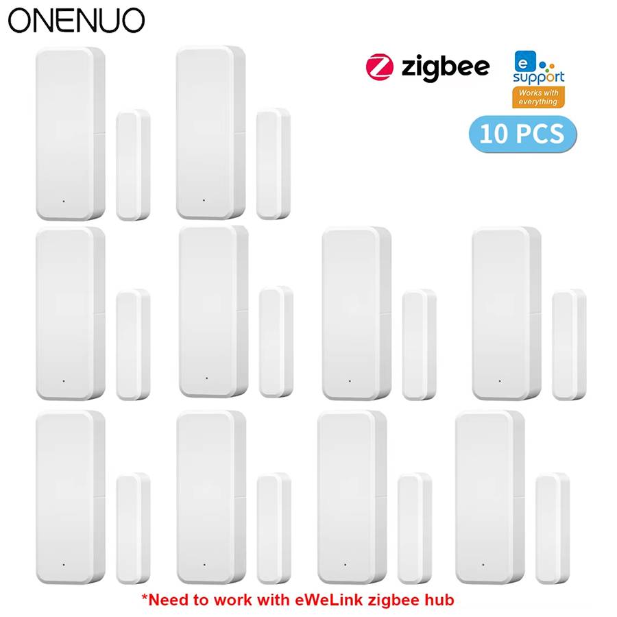 ZigBee Door Window Sensor eWeLink APP Smart Home Security Protection Door Open Closed Detector for Alexa Google Yandex Alice