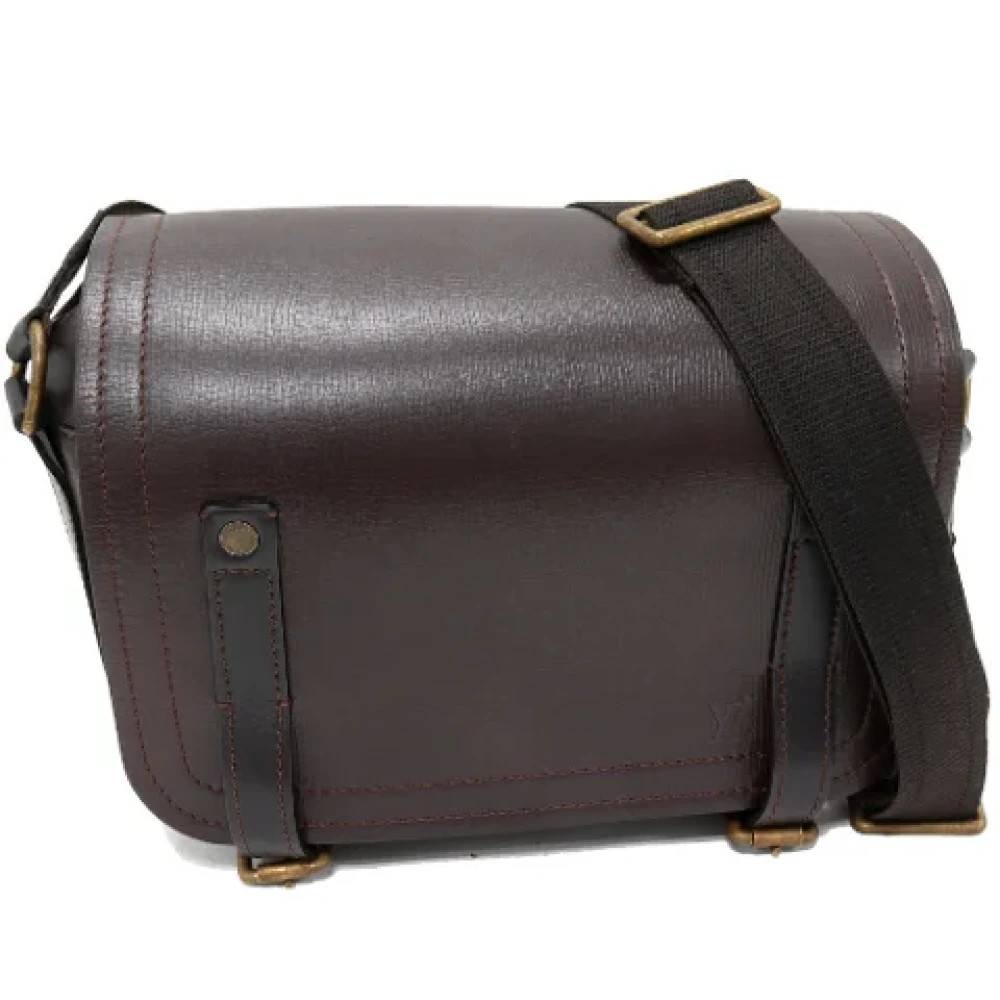 Louis Vuitton Vintage Pre-owned Laeder louis-vuitton-tasker - Vintage - Dame - Brun - ONE SIZE - Uld