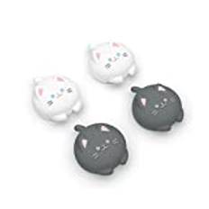 PlayVital Tumgreppsskydd för Nintendo Switch,Thumbstick Caps för Switch Lite,Joystick Caps för Switch OLED Joycon,Silikon Joystickskydd för Switch&Switch Lite&Switch OLED-Söta Kattungar