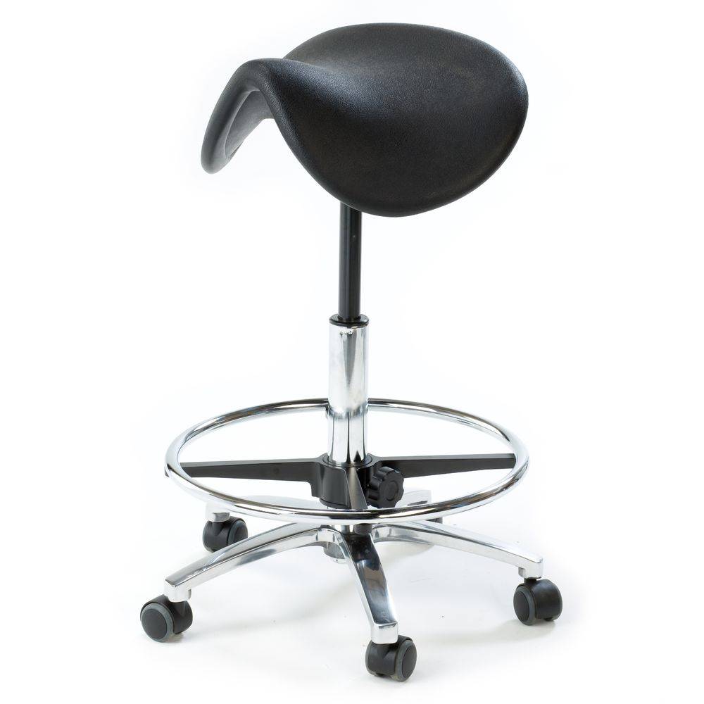 Ergonomisk Laboratoriestol - PU (Hög)