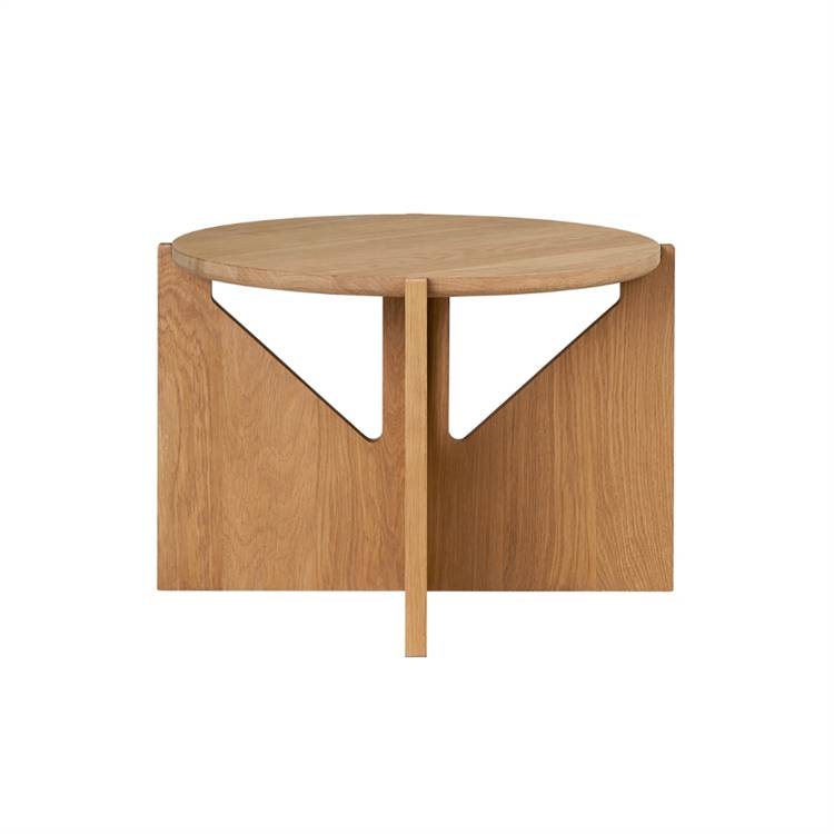 Kristina Dam Studio Simple Sofabord Warm Lacquered Oak