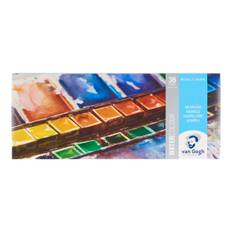 Van Gogh Watercolour Metal Case Half Pans 36 Set