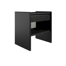 Kaagaard 110 Sengebord 50x50x37 cm - Sortmalet