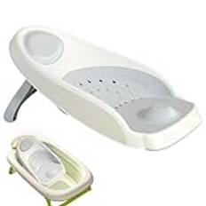 Mwqpgyh Baby Bath Seat Support, Baby Bath Support - Easy Rinse Bather Duschstol för barn | Ergonomiskt badstöd för barn, babybadkarssits, snabbtorkande, bekväm justerbar badsits för hemmadusch