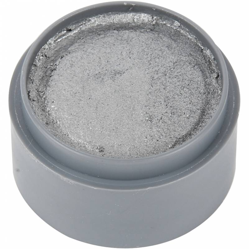 Grimas Ansigtsmaling, sølv, 15ml/ 1 ds.