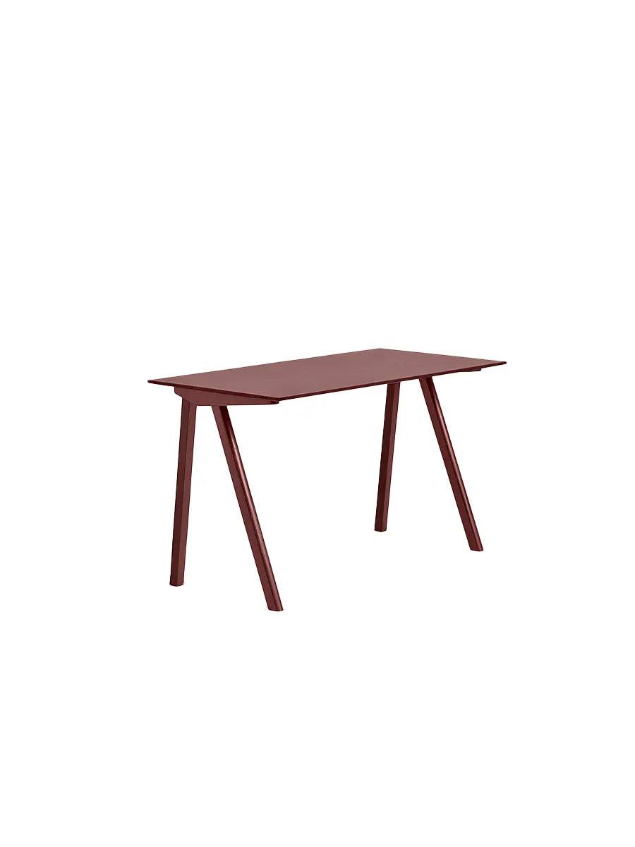 CPH90 Skrivebord, 130 cm fra Hay Burgundy Linoleum / Bordeaux lakeret eg - Jacobsen Plus