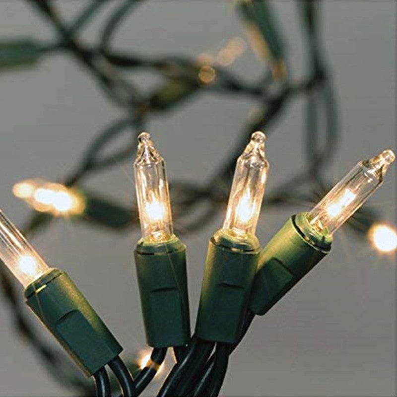 Outdoor Waterproof String Lights Holiday Wedding Christmas Decoration - Green wire 220V