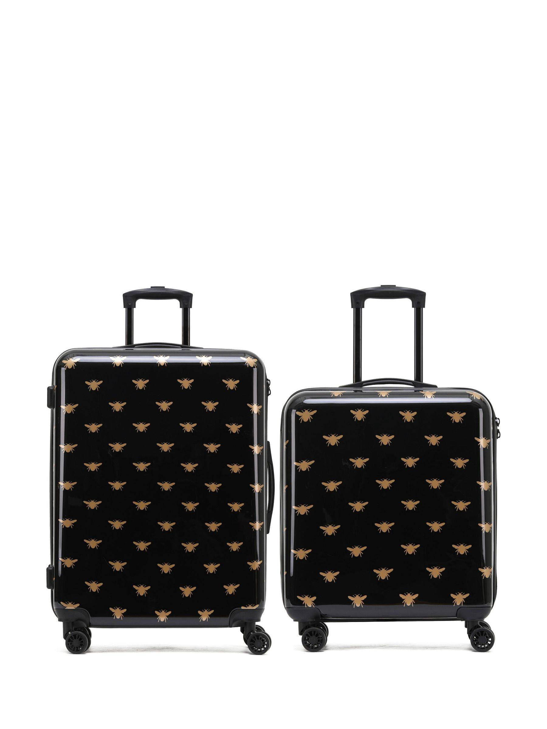Flight Knight Flight Knight Medium & Liten Handbagageväska för EasyJet Hardcase Resväska Set med 2