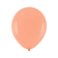 50 st Standard pastell laxrosa ballonger - Storlek 10" ca 27 cm