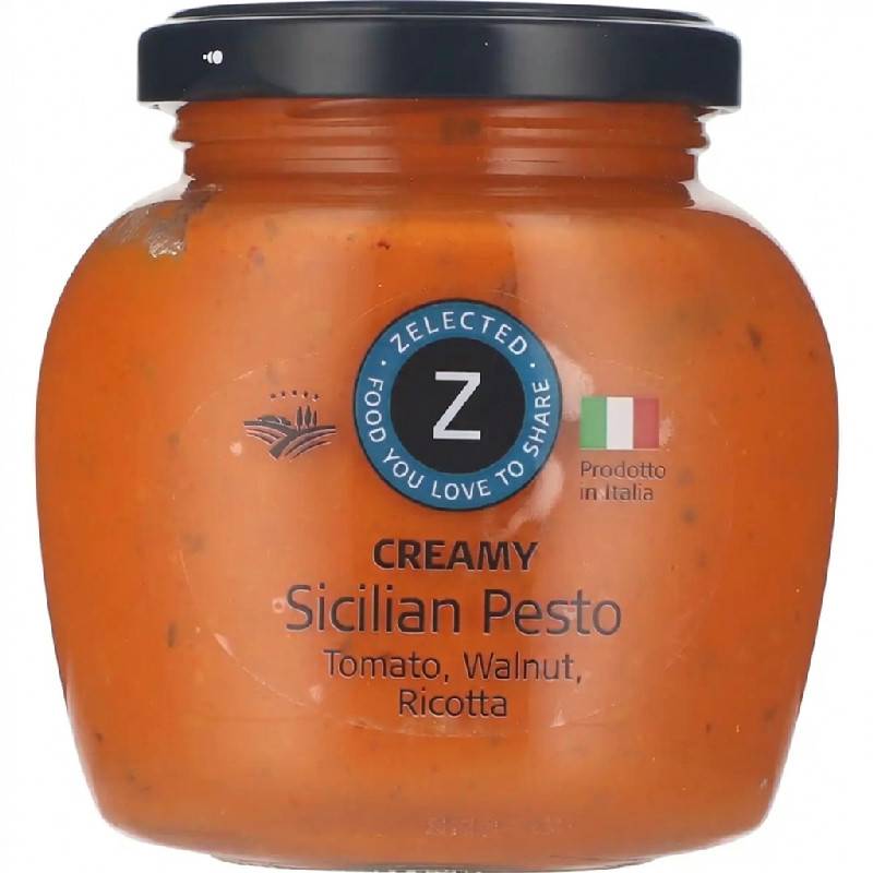 Krämig Siciliansk Pesto 190g Zelected