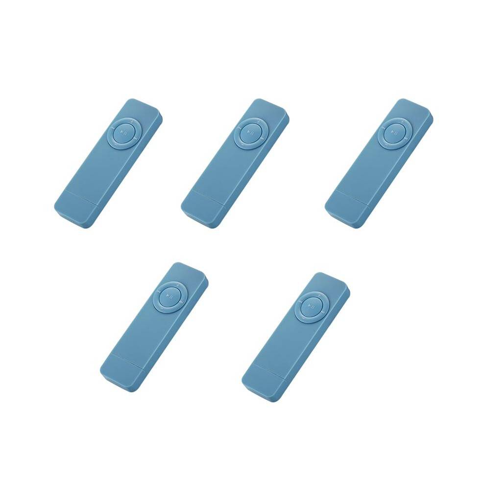 5X Portable USB Sport U Disk Mp3 Music Player Support 32GB TF Card（Blue）