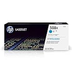 HP 508X (CF361X) blå original toner med hög kapacitet för HP Color Laserjet Enterprise M552dn, M553, M577