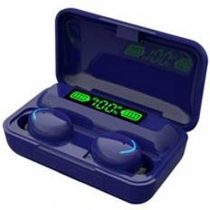 F9-5 trådlösa hörlurar digital display touchkontroll bluetooth 5.0 brusreducering tws in-ear hörsnäckor för smartphone ios android - Kungsblå
