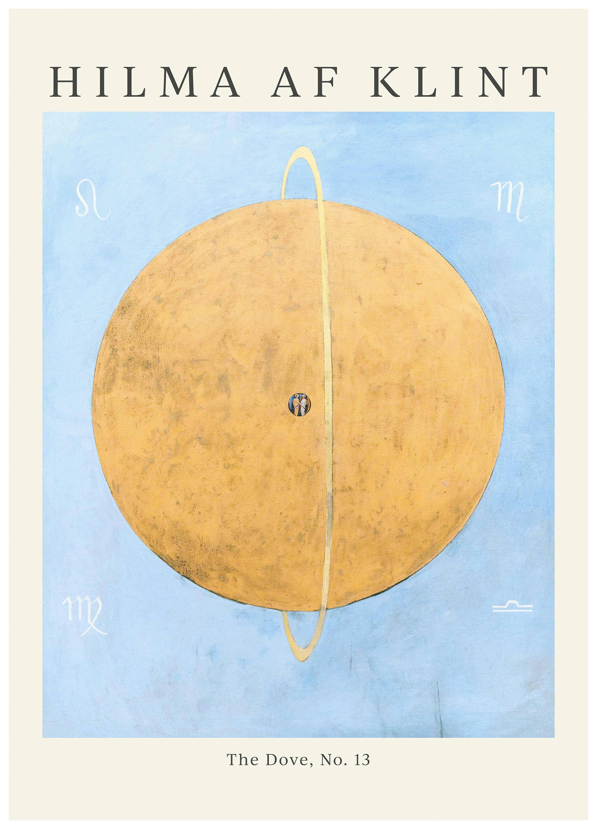 Poster - The Dove No.13 by Hilma af Klint (30x40 cm)