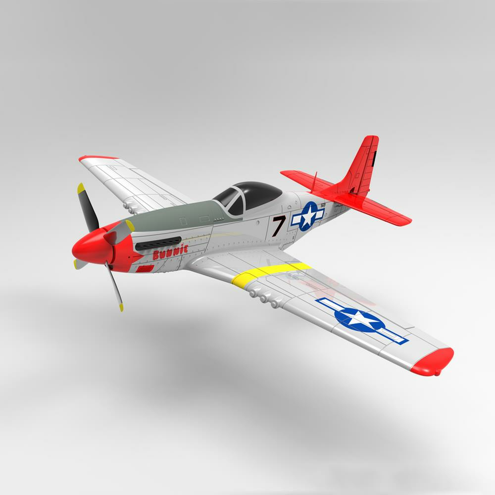 Volantex RC 768-1 Mustang P-51D 750mm vingspann EPO Warbird RC Flygplan RTF