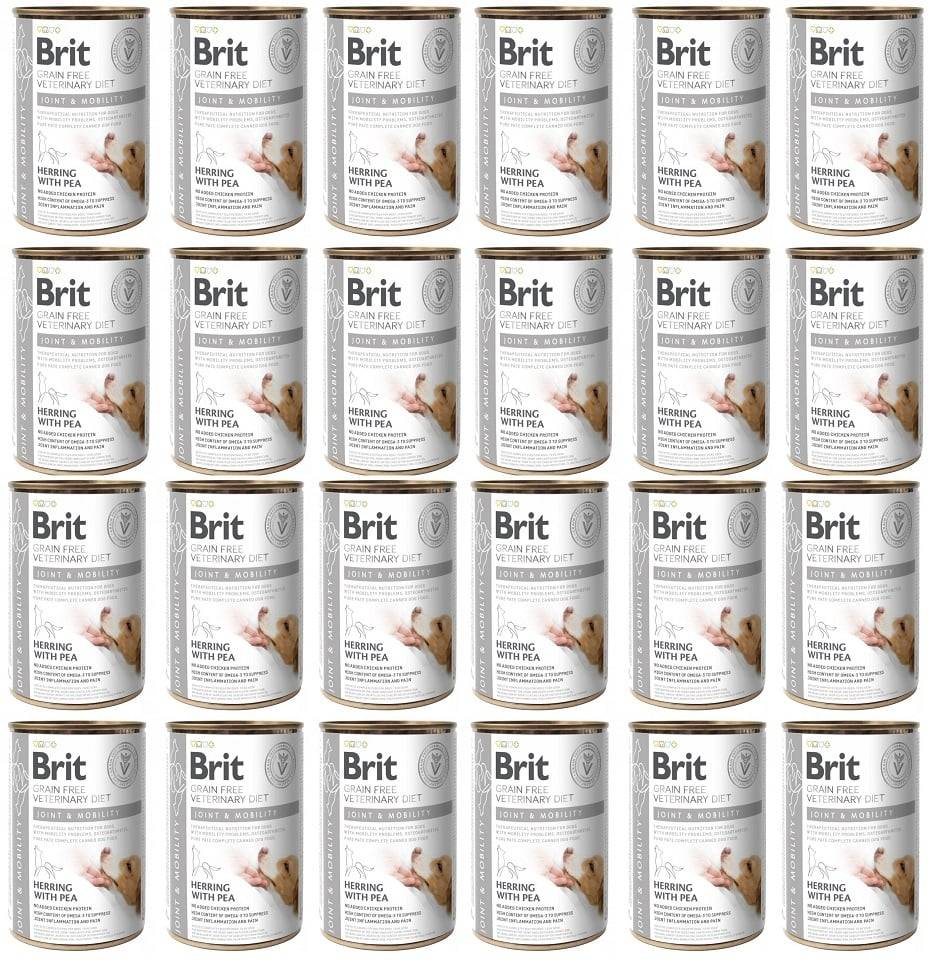 BRIT Veterinary Diet Dog Led & rörlighet 24x400 g