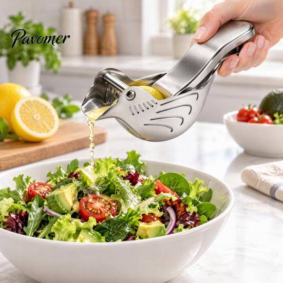 Återanvändbar limepress för bar 2 st Fiskformad citronpress, Manuell citruspress i rostfritt stål, Bärbar handpress för frukt, Lätt att rengöra gyllen
