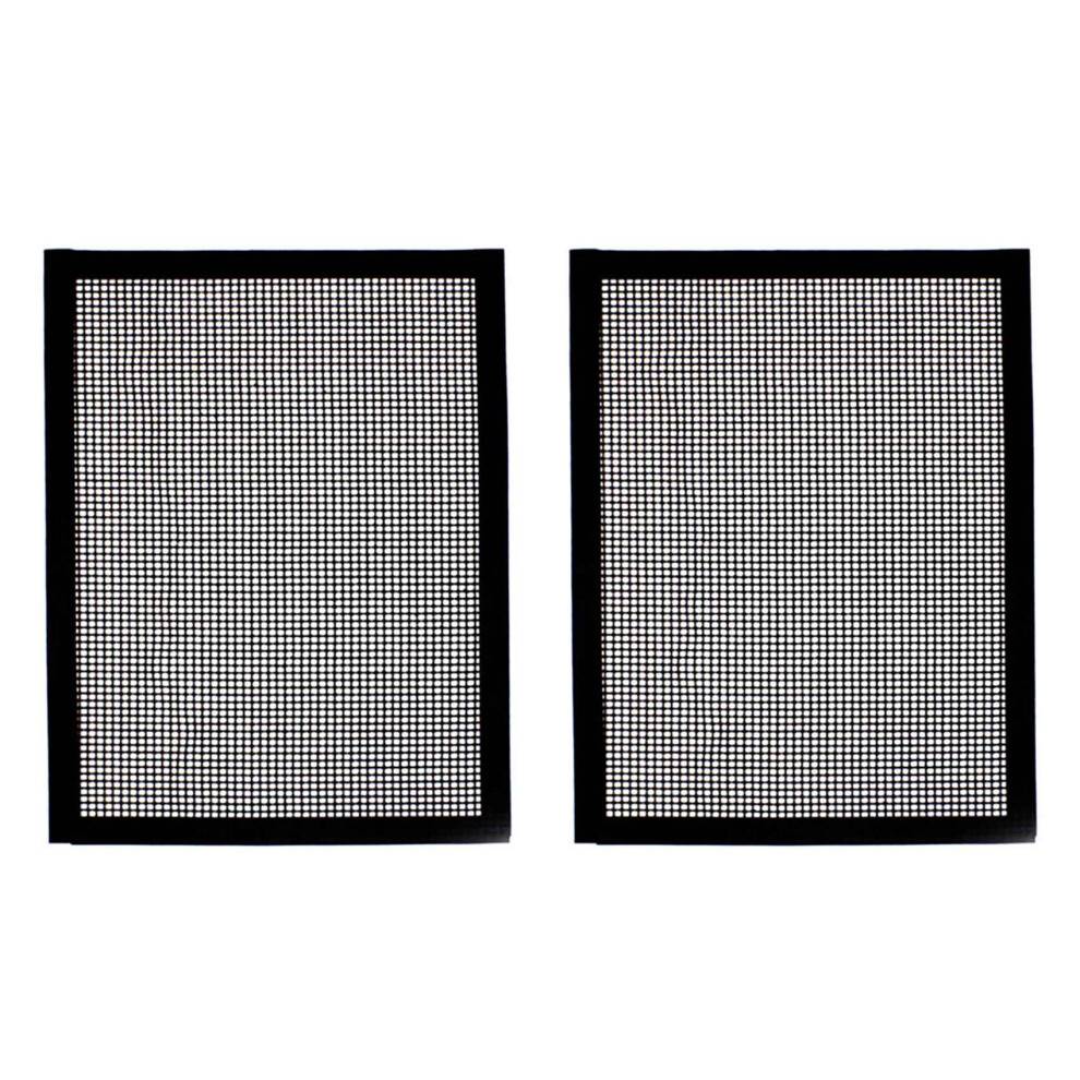 2X BBQ Grillgittermåtte Non-stick Mesh Matts Barbecue Genanvendelig Bagenet