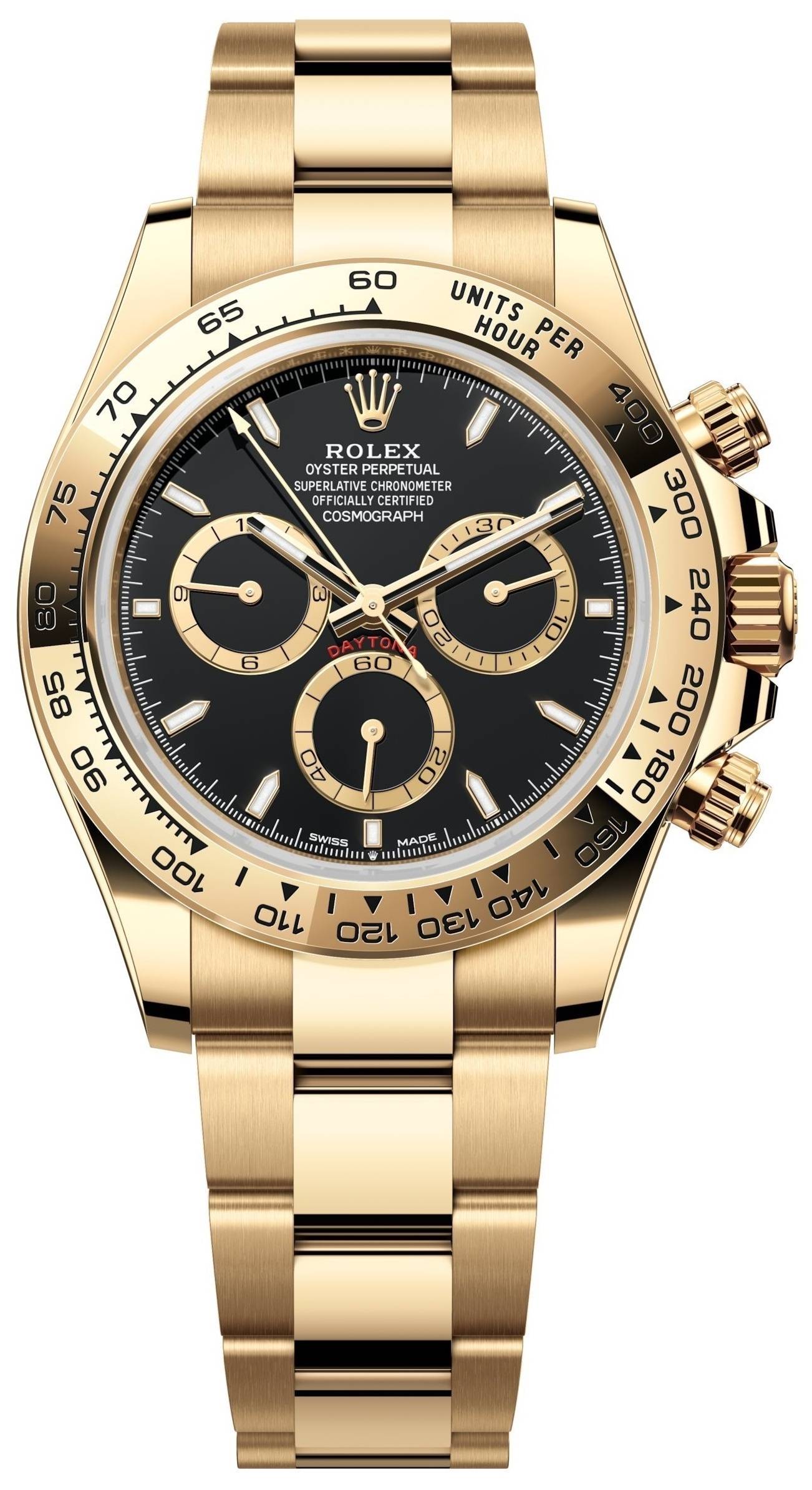 Rolex Herreur 126508-0004 Cosmograph Daytona Sort/18 karat guld Ø40