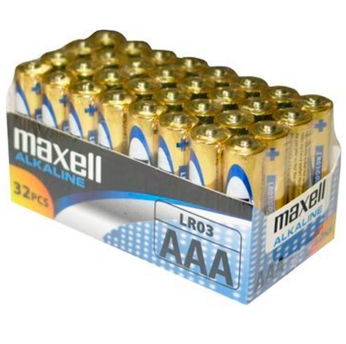 Maxell AAA-batterier LR03 32-pack