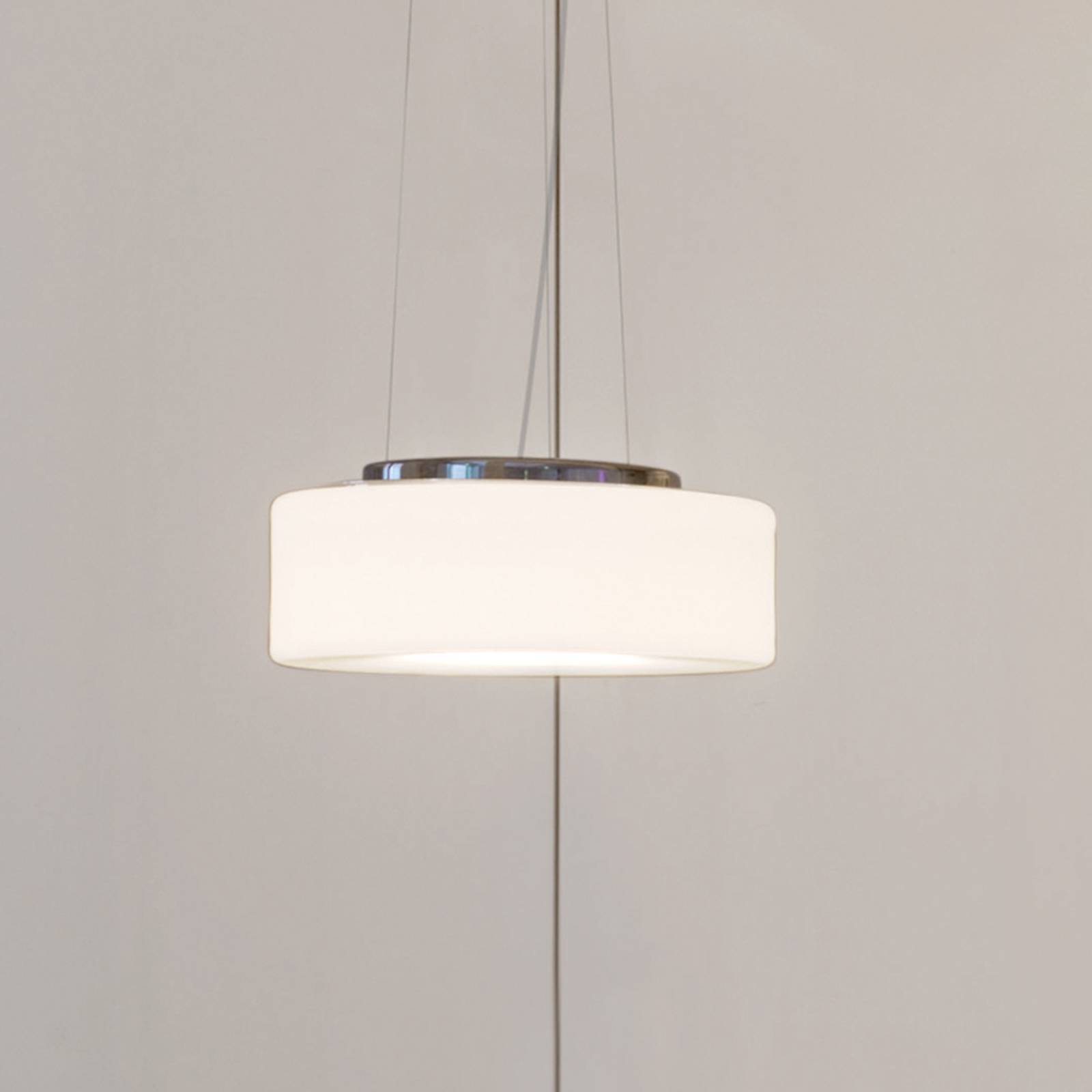 Serien Lighting Design pendellampa Curling S, dimbar, Förkromad / silver, Vardagsrum / matsal, Glas, Modern, Pendellampa