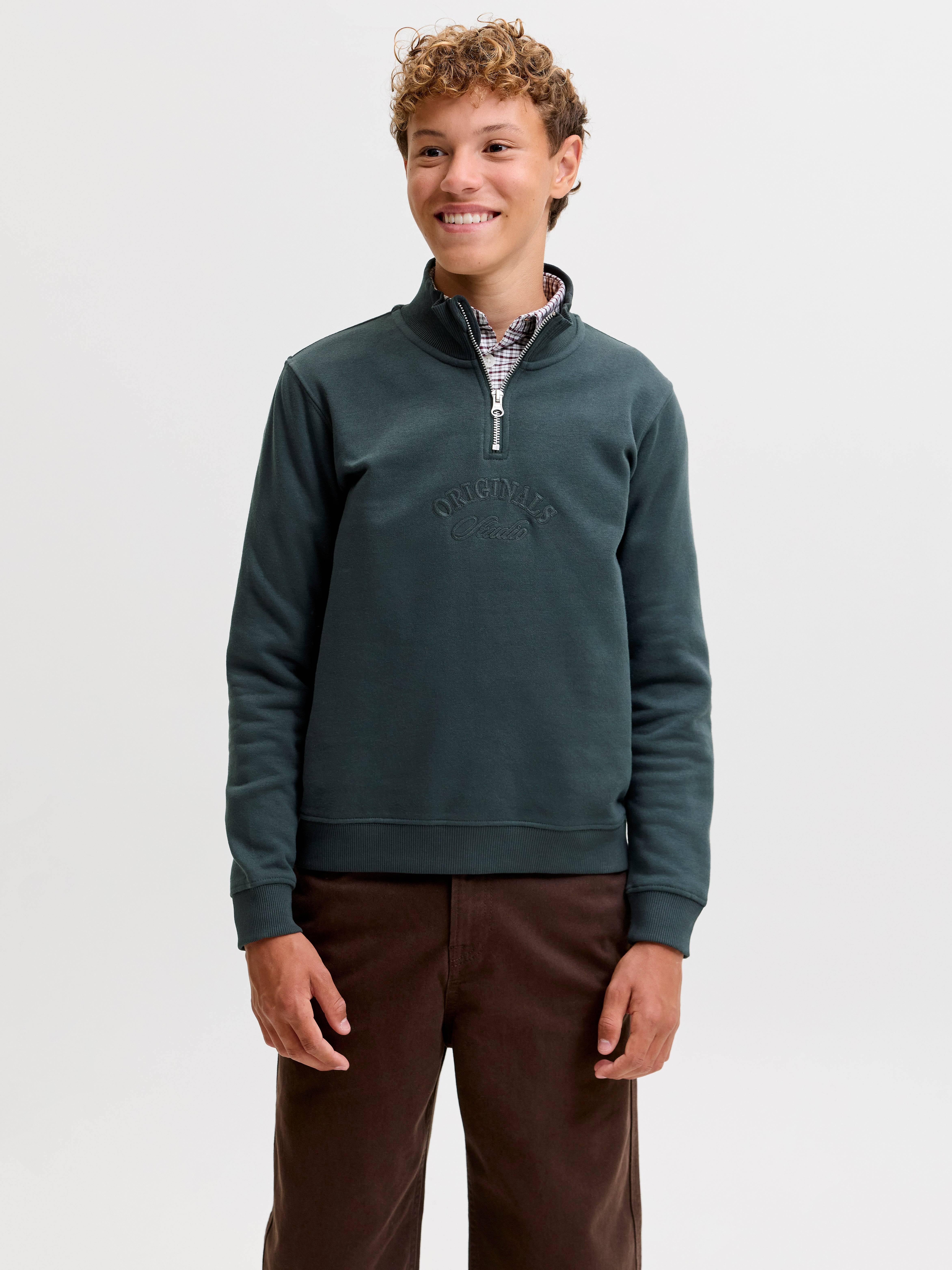 Text Sweatshirt Boys - Grå - 152