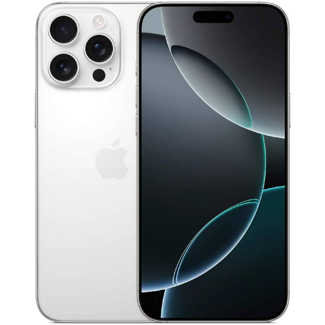 iPhone 16 Pro Max 512 GB – vit titan, 6,9" skärm