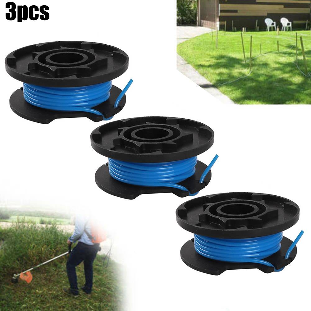 3pcs Line Spools For-Ryobi Spool For 18V OLT1832 P2000 P2001 P2002 P2003 RLT183113 Garden String Trimmer Accessories Replacement