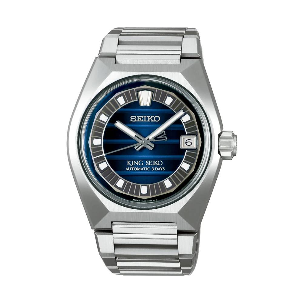 Seiko Ur King Seiko Automatisk 3 visere dato - Accessories - Dame - Grå - ONE SIZE -