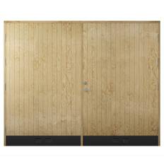 Garageport 10 °C - Tät (utan glas) 25x21