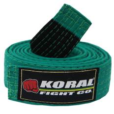 KORAL: KIDS BJJ BÄLTE - GRÖN (M2)