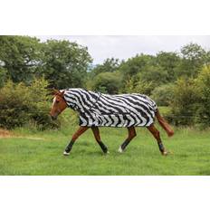 Bucas Buzz-Off Zebra Flugtäcke Med Avtagbar Hals (155)
