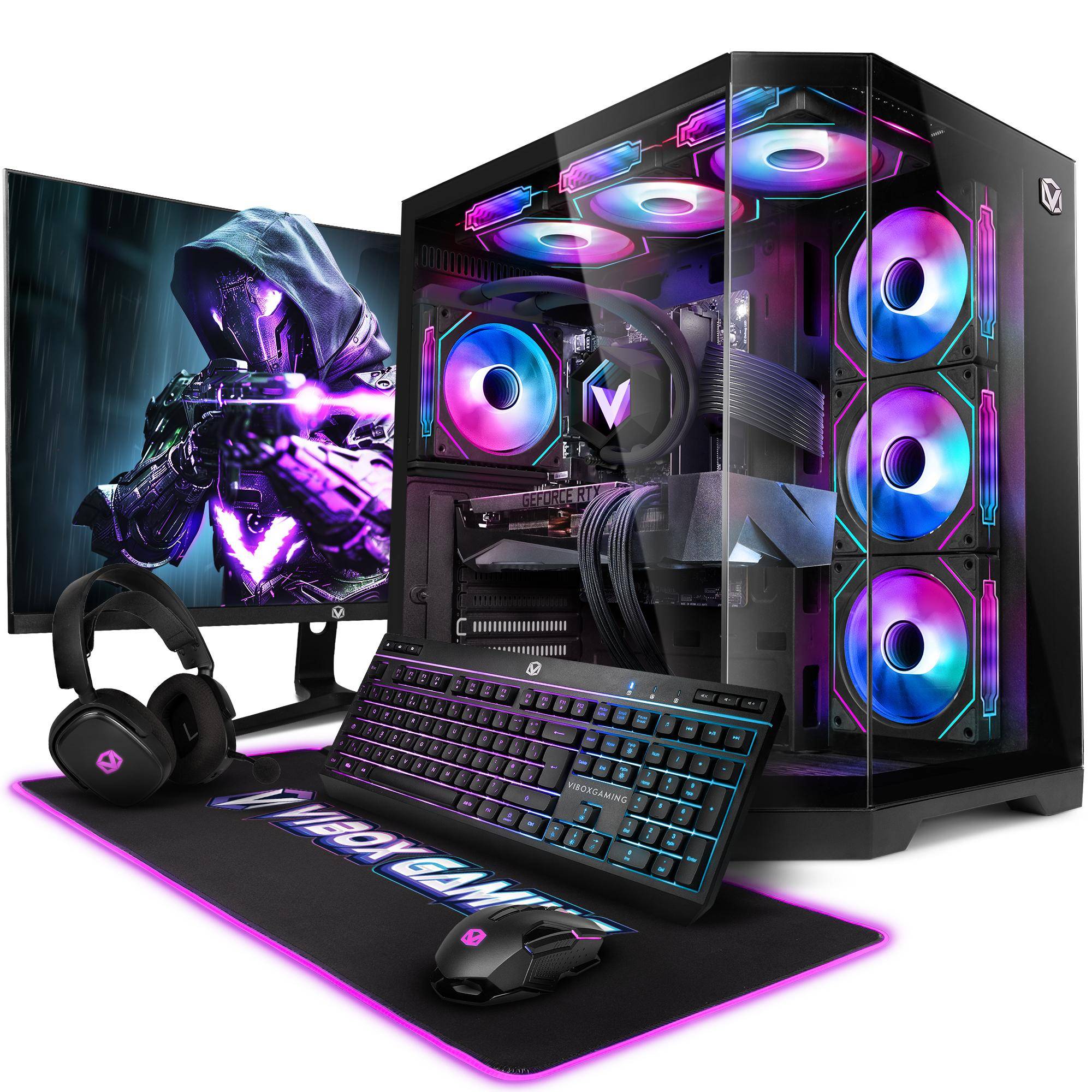 Vibox IX-501 Speldator Komplett • Ryzen 7 9800X3D 5,0 GHz • RTX 5080 16GB • 32GB RAM • 1TB NVMe • Windows 11 • WiFi 6 + Bluetooth 5.4